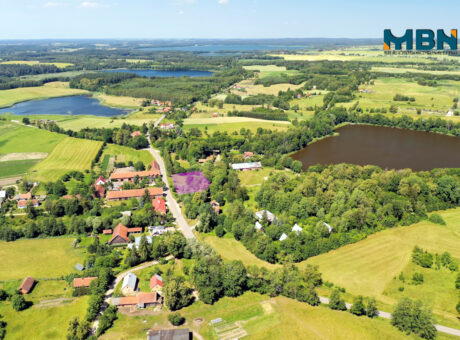 Działka budowlana 1427m2 nad jeziorem Żywki