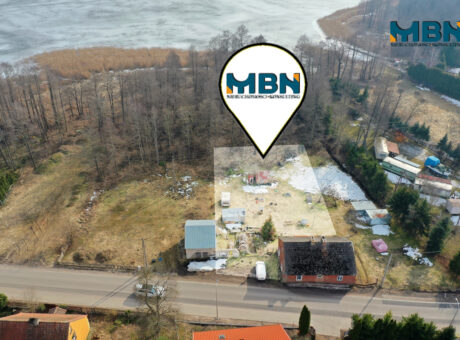 Działka z linią brzegową Prażmowo gm. Ryn