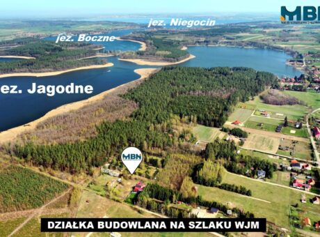 Działka Budowlana nad jeziorem Jagodne